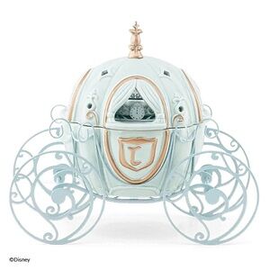 Disney Cinderella Carriage Candle Holder - Silver and White